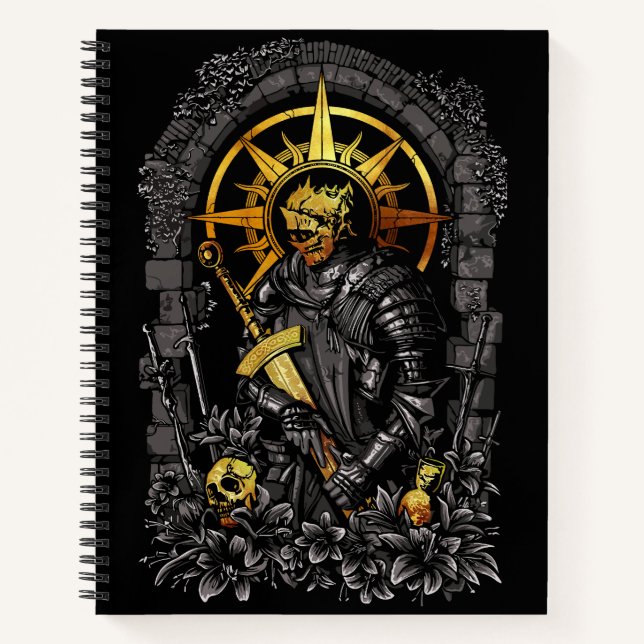 Cuaderno Caballero oscuro: El guerrero en las sombras (Anverso)