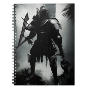 Cuaderno Caballero oscuro medieval