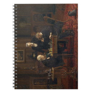 Cuaderno Caballeros jugando al ajedrez (Thomas Eakins)