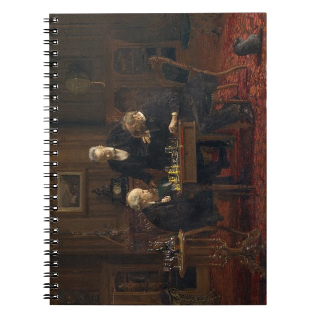 Cuaderno Caballeros jugando al ajedrez (Thomas Eakins) (Frente)