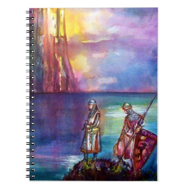Cuaderno Caballeros medievales de PENDRAGON, Lago Sunset, F (Frente)