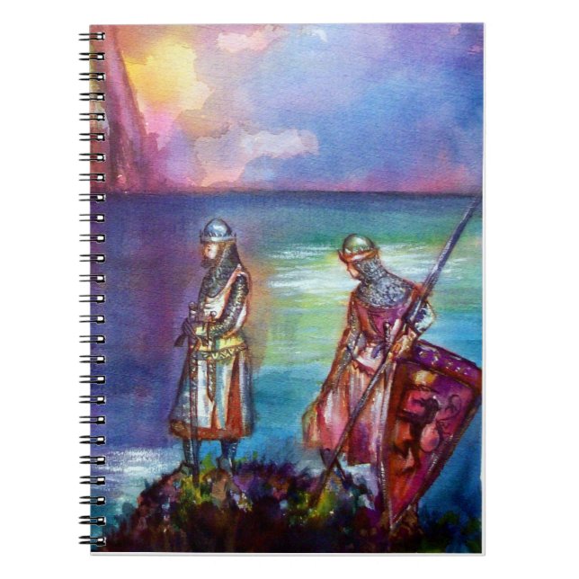 Cuaderno Caballeros medievales de PENDRAGON, Lago Sunset, F (Frente)