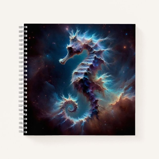 Cuaderno caballito de mar espacial (Anverso)