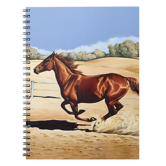 Cuaderno "Caballo al galope" de Esorada (Frente)