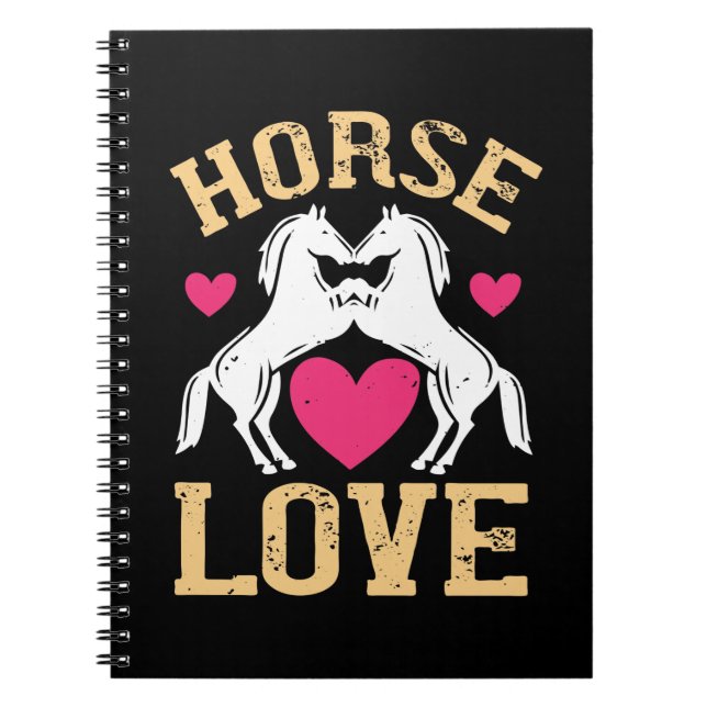 Cuaderno Caballo - Amor a caballo (Frente)