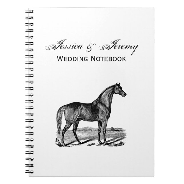 Cuaderno Caballo Antiguo de Pie (Frente)