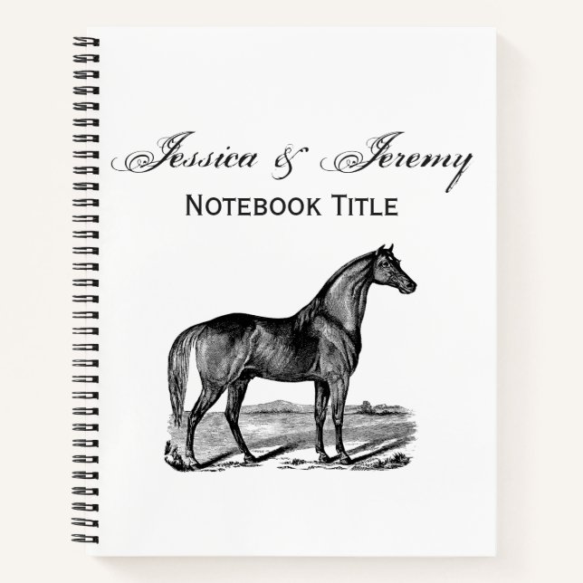 Cuaderno Caballo Antiguo de Pie (Anverso)