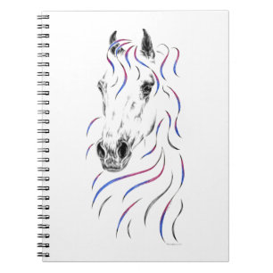 Cuaderno Caballo árabe elegante