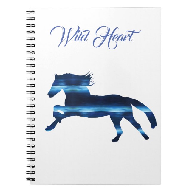 Cuaderno Caballo azul (Frente)