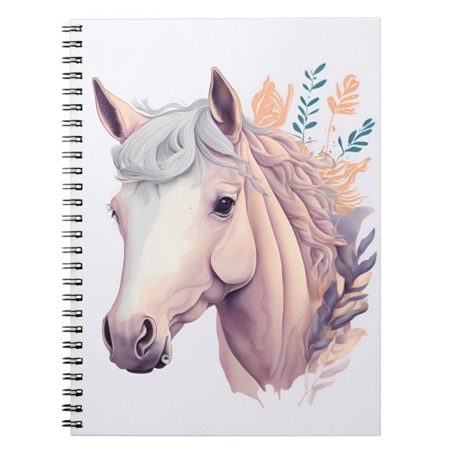 Cuaderno Caballo blanco americano 2 (Frente)