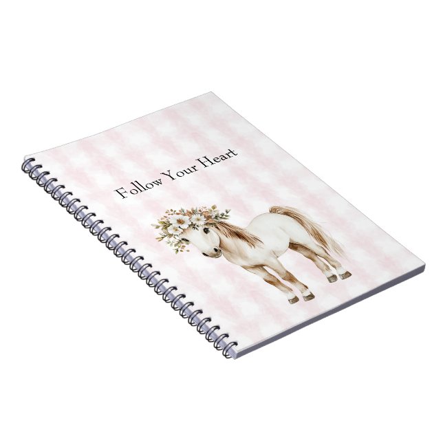 Cuaderno Caballo con flores (Lado Derecho)