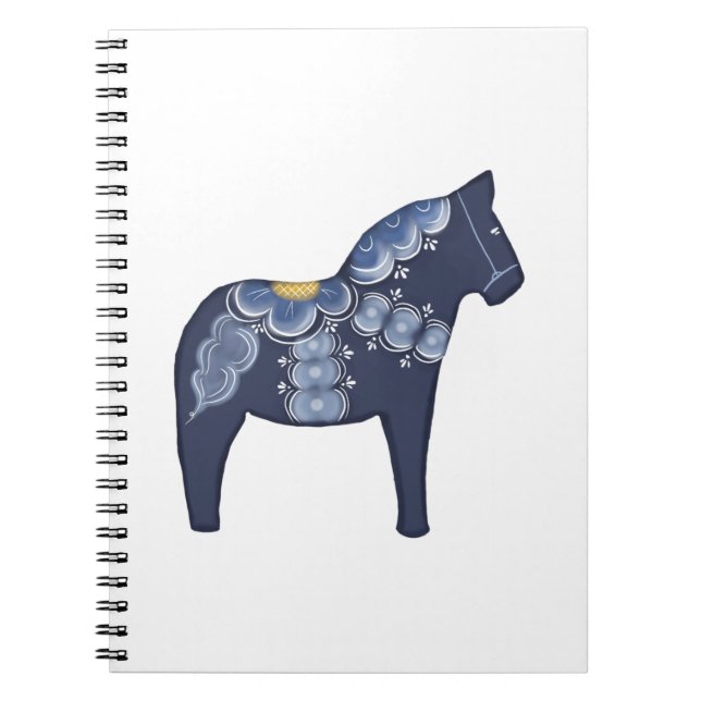 Cuaderno Caballo de Dala Azul (Frente)