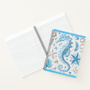 Cuaderno Caballo de mar azul