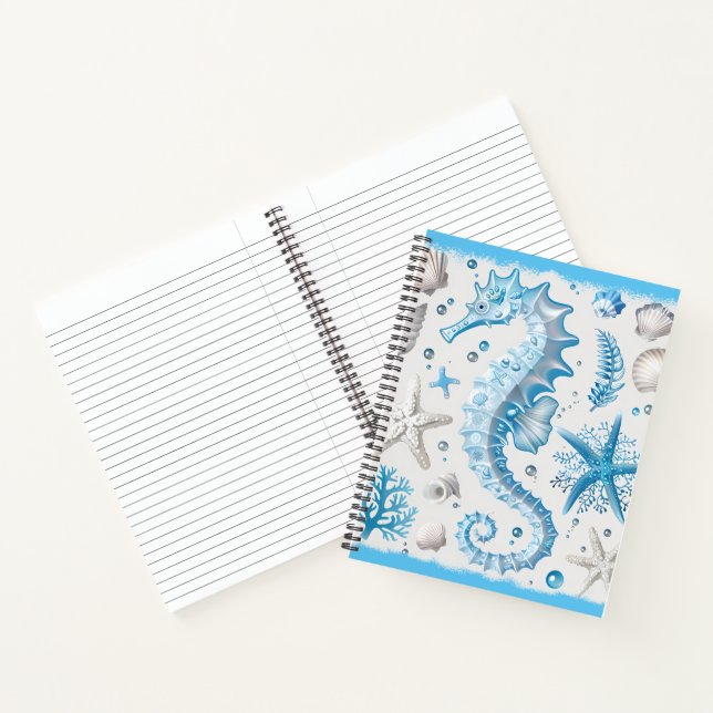 Cuaderno Caballo de mar azul (Interior)