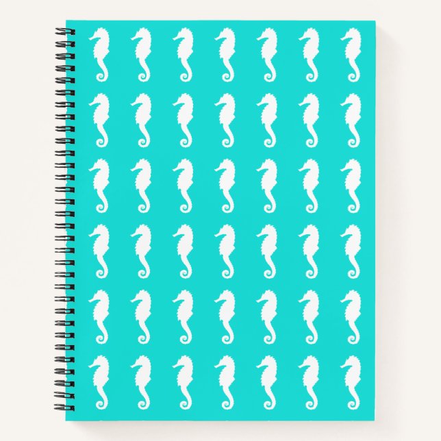 Cuaderno Caballo de mar blanco (Anverso)