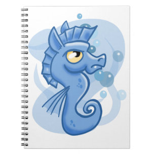 Cuaderno Caballo de mar de personalizado adorable