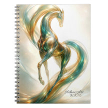 Caballo de vidrio etéreo – Fantasía abstracta