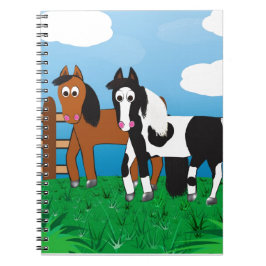 Cuaderno Caballo del dibujo animado