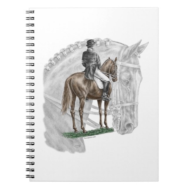 Cuaderno Caballo del Dressage del saludo del X-Alto (Frente)