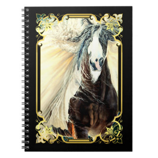 Cuaderno Caballo gitano Vanner/hermoso mango volador Incipi