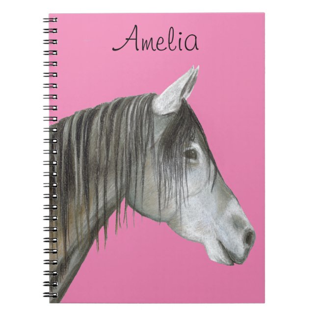 Cuaderno Caballo gris (Frente)
