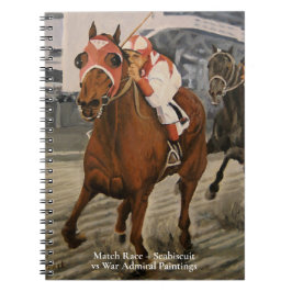 Cuaderno Caballo Hermoso Deleita a Propietarios en Carrera