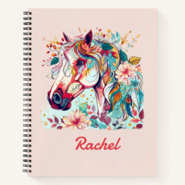 Cuaderno Caballo Hermoso y Colorido