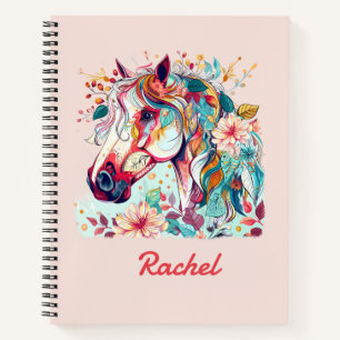 Cuaderno Caballo Hermoso y Colorido