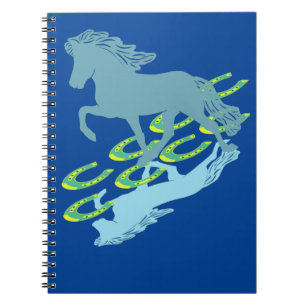 Cuaderno Caballo Iclandestino con Tölt