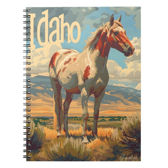 Cuaderno Caballo Idaho Appaloosa (Frente)