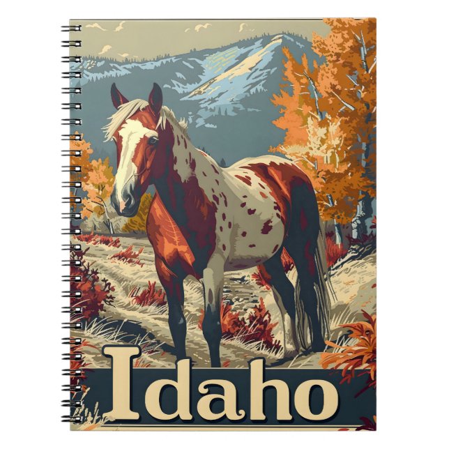 Cuaderno Caballo Idaho Appaloosa (Frente)