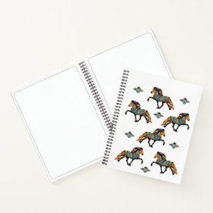Cuaderno Caballo islandés Pop Art