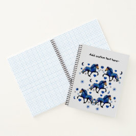Cuaderno Caballo islandés Stary Night