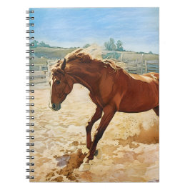 Cuaderno "Caballo Juguetón" Por Esorada
