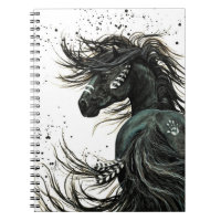 Caballo majestuoso de Bihrle 6,5 x 8,75" portátil