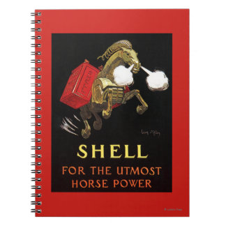 Cuaderno Caballo Mecánico con Aceite de Shell