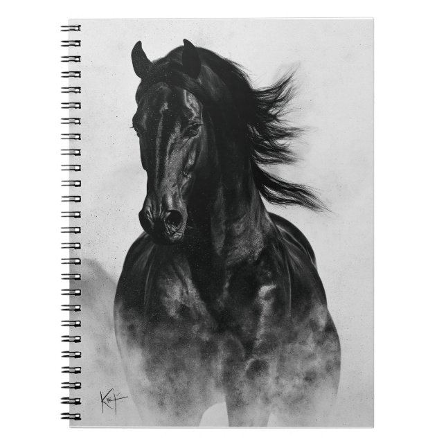 Cuaderno Caballo negro (Frente)