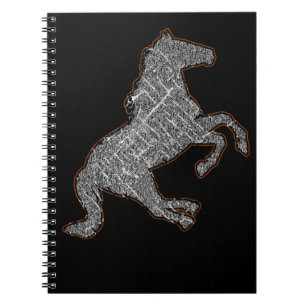 Cuaderno caballo negro