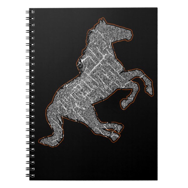 Cuaderno caballo negro (Frente)