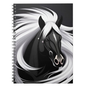 Cuaderno Caballo Negro Magnífico