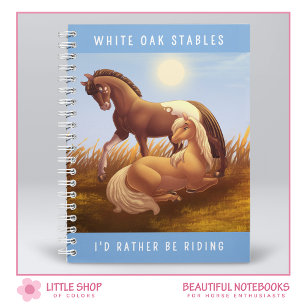 Cuaderno Caballo Palomino Appaloosa Personalizable