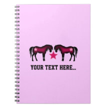 Caballo personalizado femenino rosado
