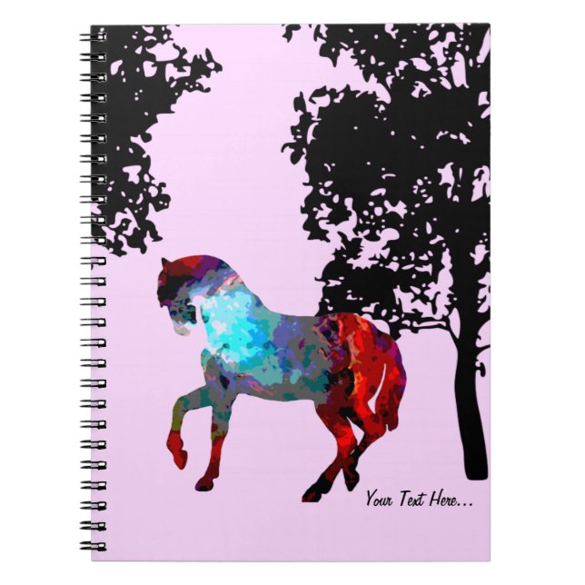 Cuaderno Caballo rosado de los niños (Frente)