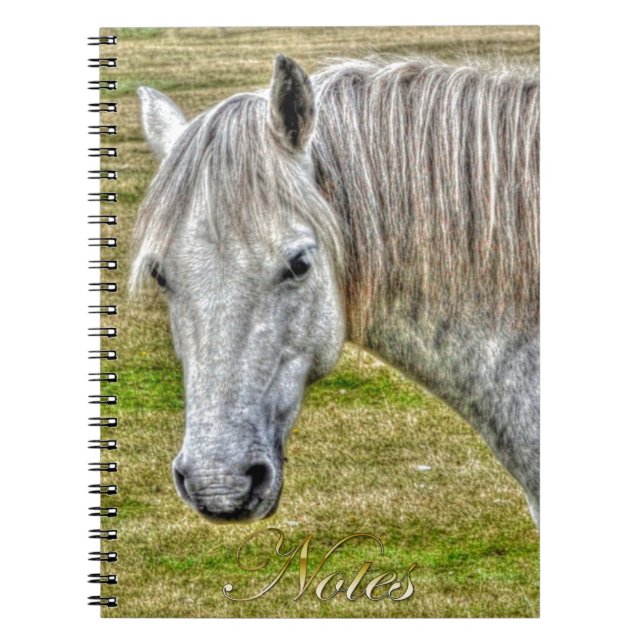 Cuaderno Caballo salvaje Pony de la Selva Blanca (Frente)