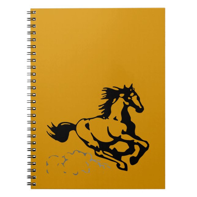 Cuaderno Caballo silvestre y libre (Frente)