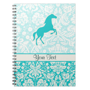 Cuaderno Caballo verde azulado