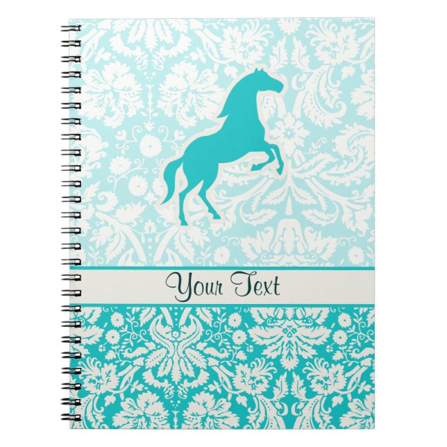Cuaderno Caballo verde azulado (Frente)