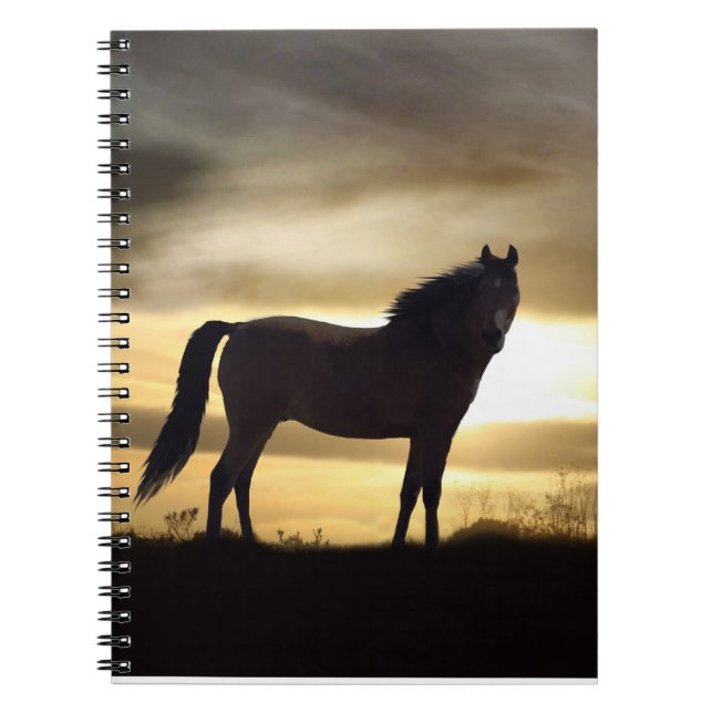 Cuaderno Caballo y atardecer (Frente)