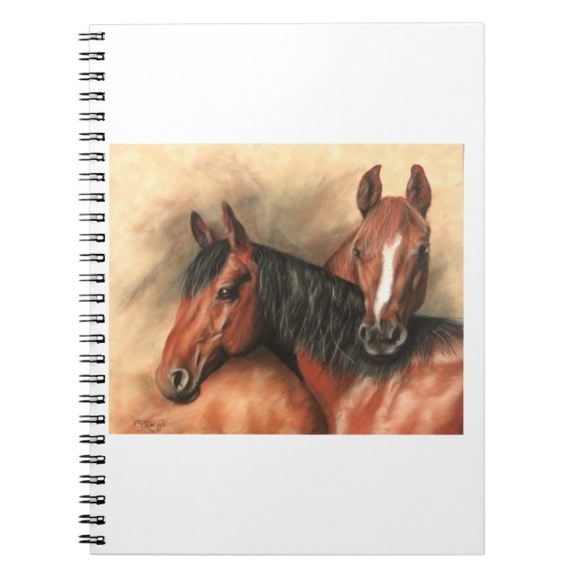 Cuaderno Caballos de la bahía y de los castaños (Frente)