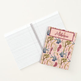 Cuaderno Caballos de mar de peces tropicales bombardean pla